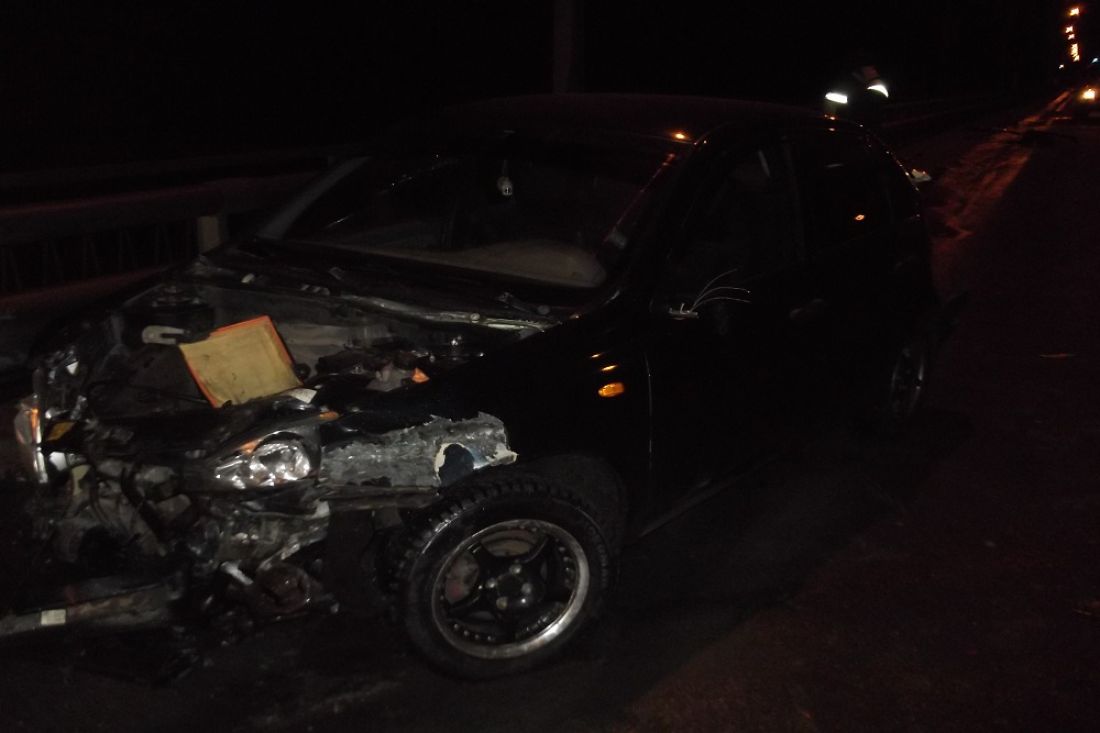 В Средней Елюзани в ДТП на ночной дороге пострадали пятеро мужчин