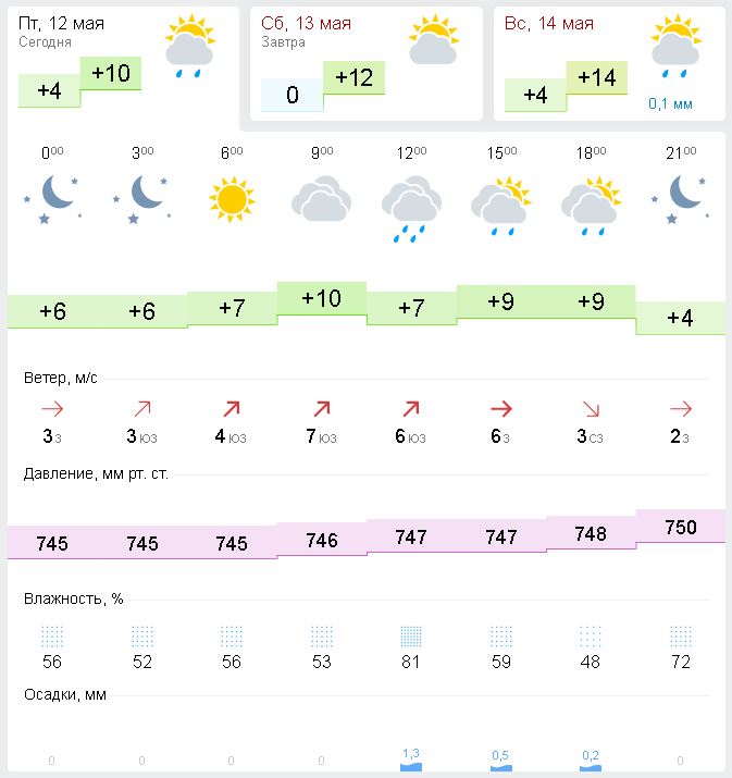 Погода 14 дней пензенской