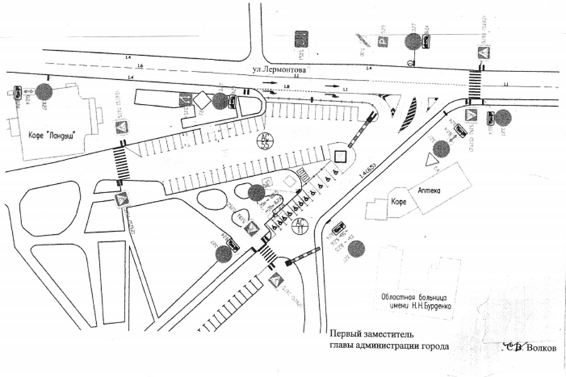 Парковки пенза карта