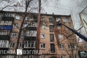 В разваливающемся доме на Краснова в Пензе возникла угроза утечки газа
