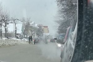 Авария в центре Пензы спровоцировала пробку