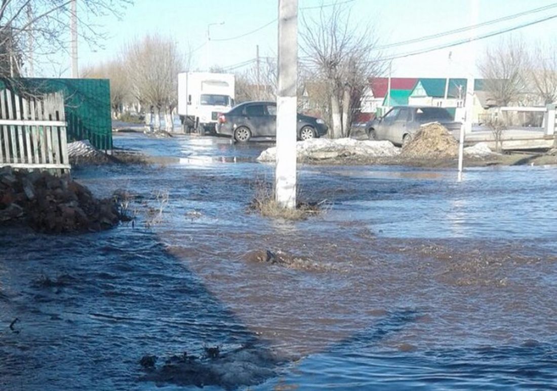 Пригородный оренбург затопило