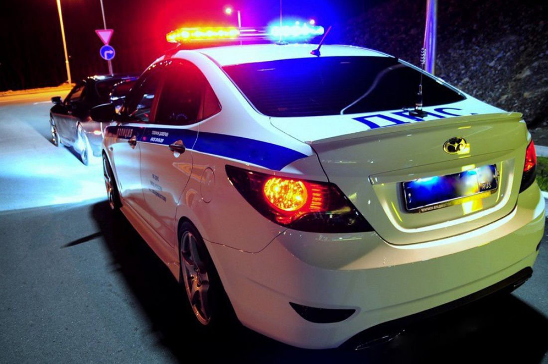 Hyundai Solaris полиция