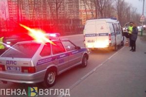 Появились подробности и снимки с места ДТП со сбитым пешеходом на Измайлова в Пензе