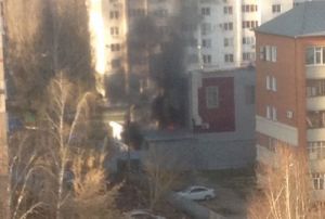 В Пензе в Арбекове загорелась шашлычная