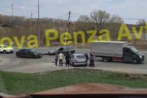 В жестком столкновении иномарок в Пензе пострадали два человека