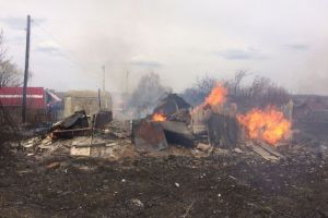 Спасатели потушили пять крупных пожаров в Пензенской области