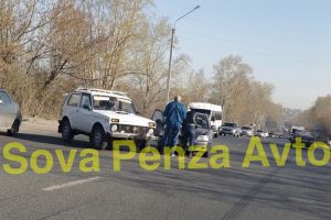 «Аномальная зона». На федеральной трассе в Пензе столкнулись два автомобиля