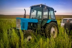 На Севере в Пензе поймали пьяного тракториста