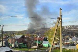 В пензенской Веселовке дотла сгорела дача