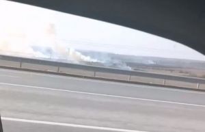 Около поселка Мичуринский под Пензой разгорается большой пожар. Видео
