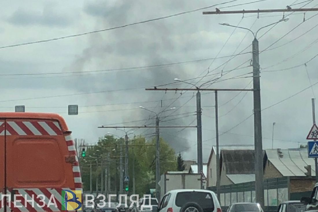 Пензенцев встревожил пожар в микрорайоне Терновка