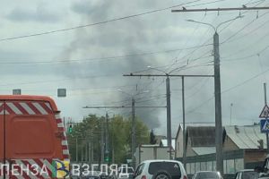 Пензенцев встревожил пожар в микрорайоне Терновка