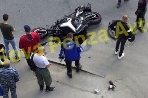 Появились новые подробности аварии с девушкой-мотоциклистом на Южной поляне в Пензе