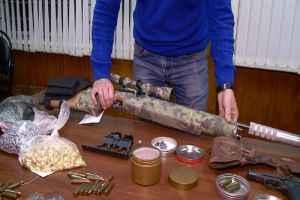 В Пензе изъят незаконный арсенал оружия