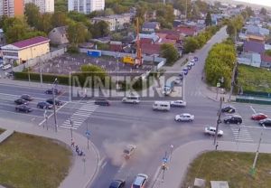 Пензенцы запечатлели момент «эффектного» ДТП на видео