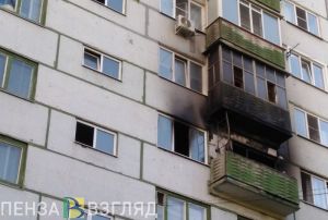 «Жил один и часто выпивал». Эксклюзивные фото и видео с места смертельного пожара в пензенской многоэтажке