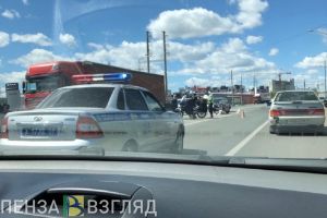 Появились подробности жесткой аварии с байкершей на трассе М-5 в Пензе