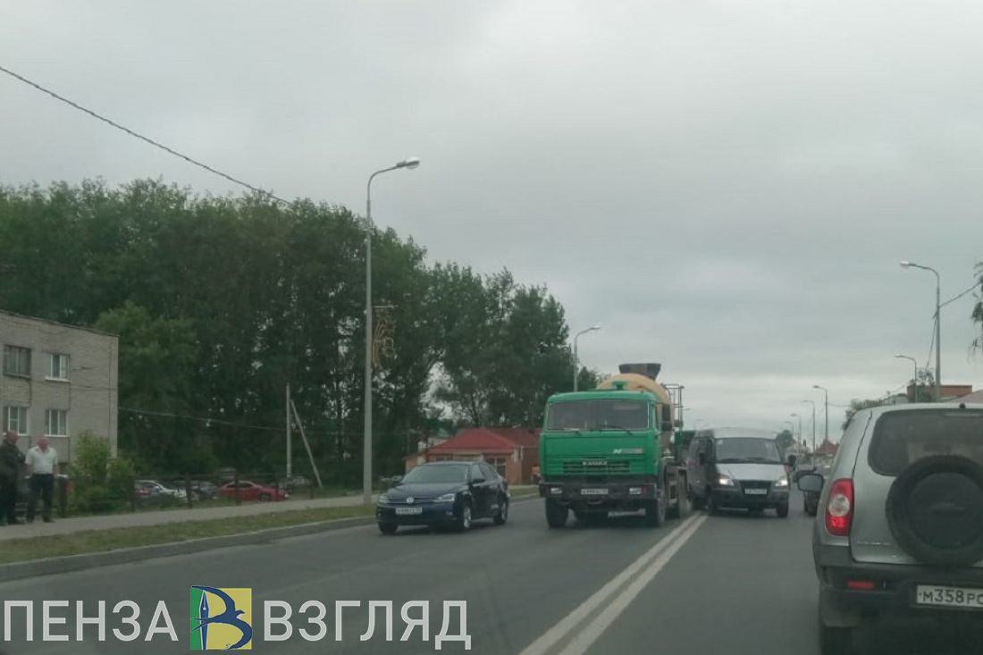 Массовая авария на улице Измайлова в Пензе спровоцировала серьезный затор