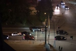 На улице Пушкина в Пензе в массовое ДТП попали четыре автомобиля. Фото