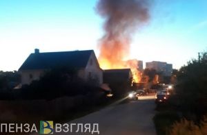 В результате пожара на Бугровке в Пензе погиб мужчина