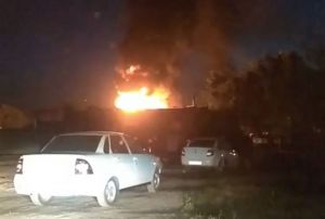 Видео страшного пожара на улице Рябова в Пензе появилось в Сети