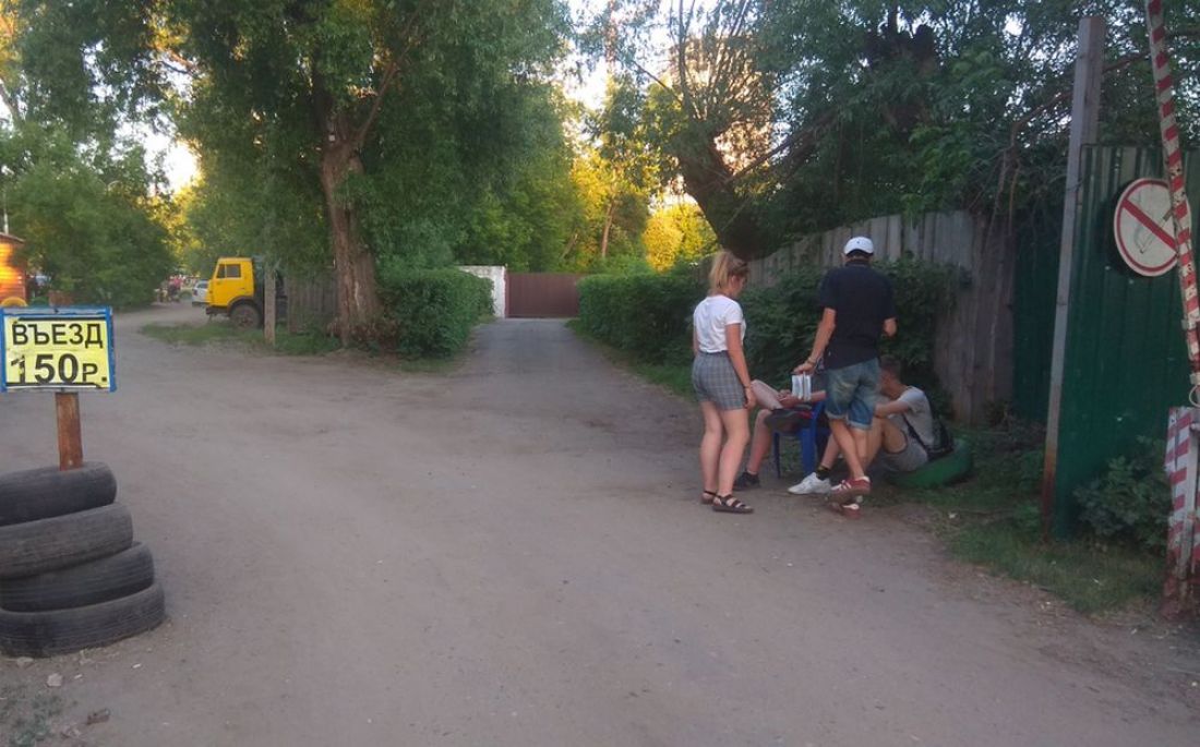 Посетителя пляжа в пензенском районе ГПЗ возмутили сомнительные поборы