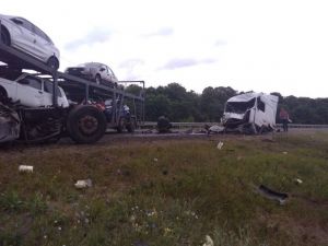Стало известно, кто погиб в страшной массовой аварии на трассе «Урал» в Кузнецком районе