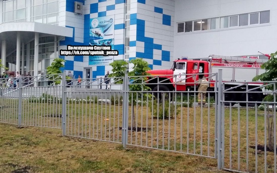 В Городе Спутник пожарные экстренно прибыли к ФОК «Дельфин». Фото