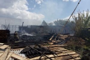 Пожар на деревообрабатывающем предприятии в Кузнецке Пензенской области потушен