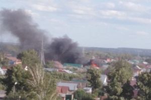 В пензенской Маньчжурии вспыхнул двухквартирный дом