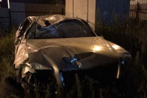 «Ехали под 160 км».  Ночью на улице Окружной в Пензе произошла жесткая авария