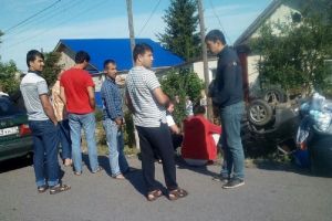 В пензенском УГИБДД прокомментировали аварию с перевернутой машиной