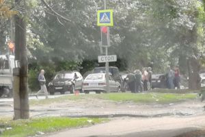 На Пролетарской улице Пензы столкнулись четыре автомобиля