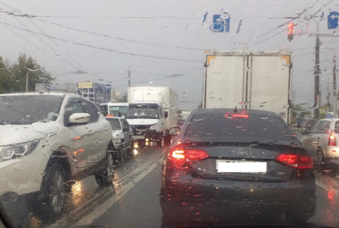 В пензенском районе Терновка из-за ДТП образовалась серьезная пробка