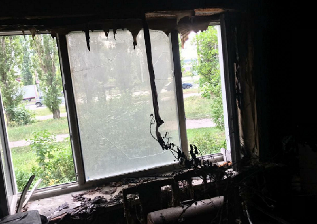 Появились фото из пензенского дома, где в огне погиб инвалид