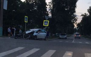 В Сети опубликован момент аварии на улице Свердлова в Пензе