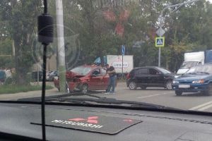 Возле железнодорожной станции «Пенза-3» иномарка врезалась в столб