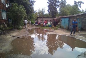 Пензенцы с Галетной улицы боятся возвращаться в дома. Фото