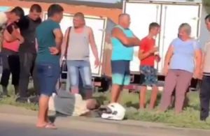 В пензенском микрорайоне Север сбили мотоциклиста. Видео
