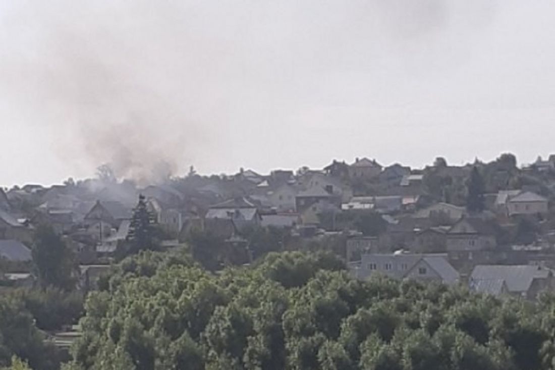 Очевидцев обеспокоил пожар в районе пензенской Бугровки