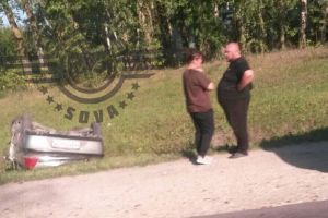 В Чемодановке Пензенской области перевернулась легковушка