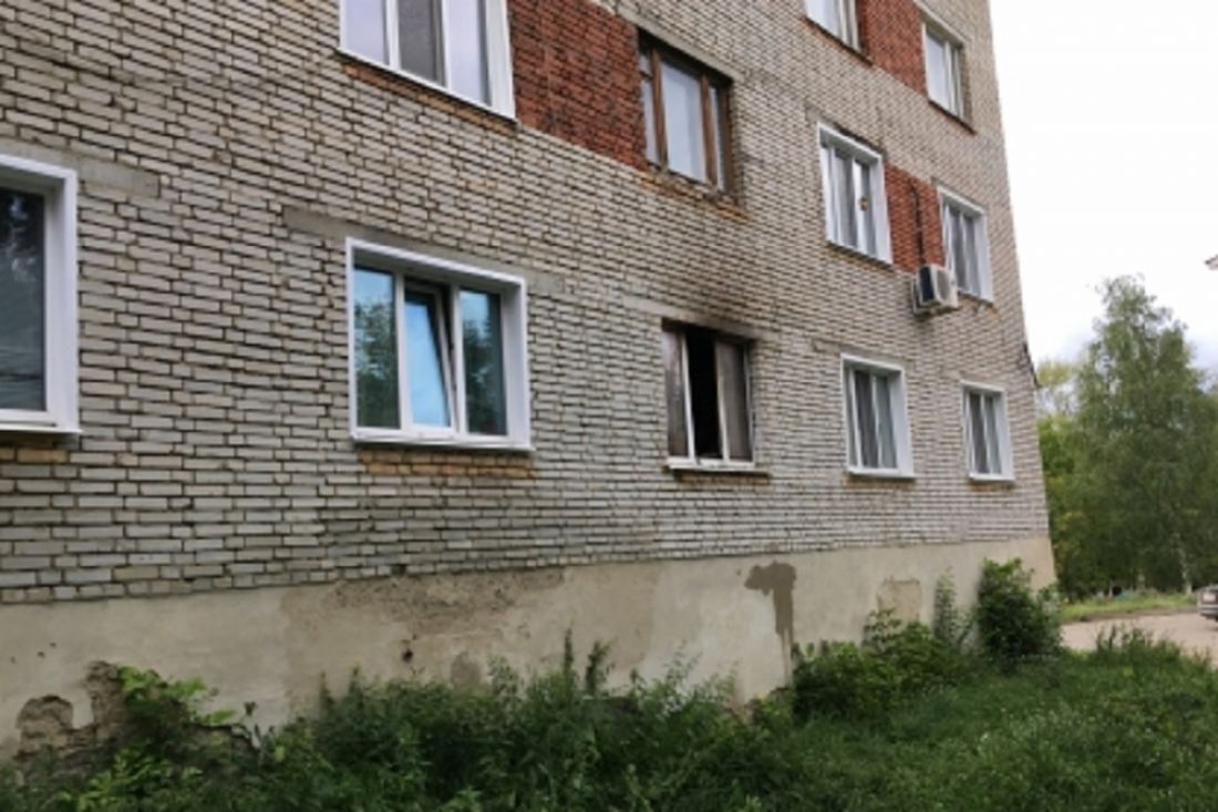 Появились фото с места гибели жителя Пензенской области при пожаре