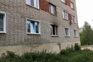 Появились фото с места гибели жителя Пензенской области при пожаре