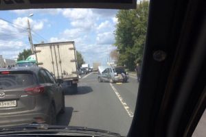 В результате ДТП на Севере в Пензе изуродована легковушка
