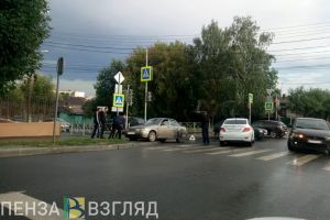 В Пензе на Южной поляне «Яндекс.Такси» влетело в «ВАЗ»
