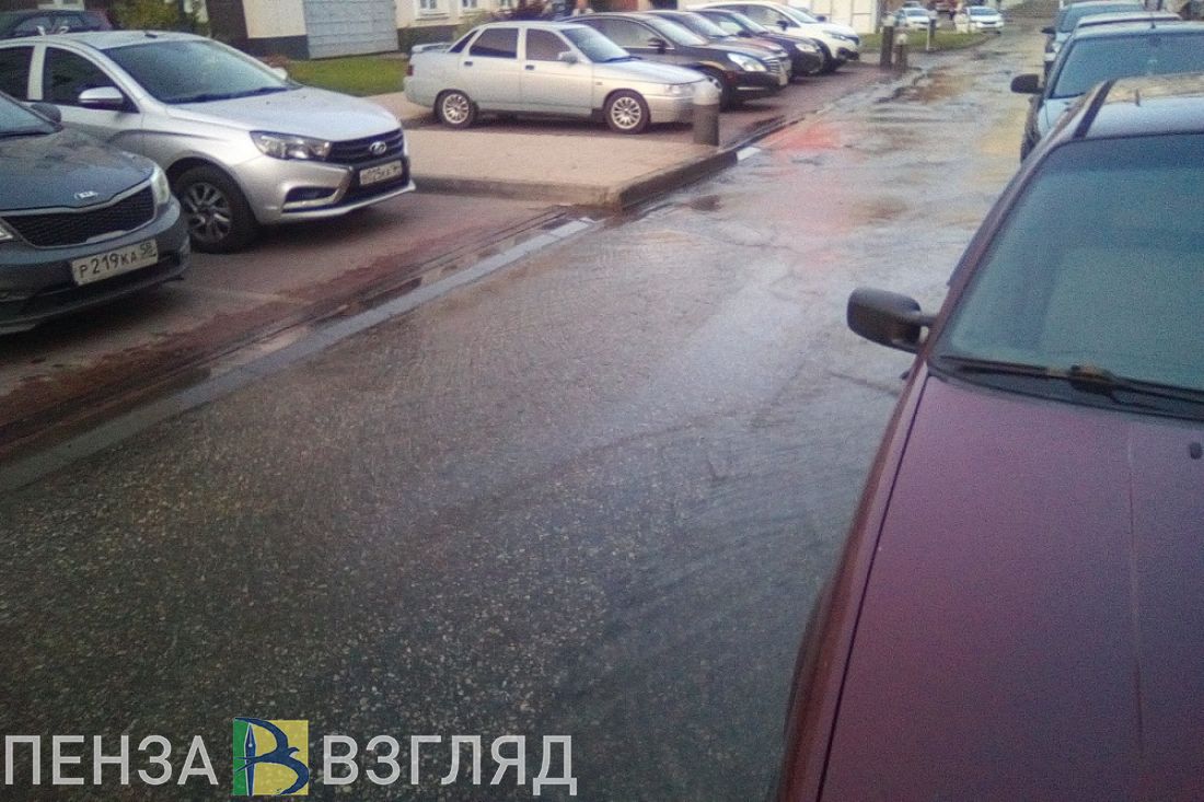 В центре Пензы разлилась коммунальная река