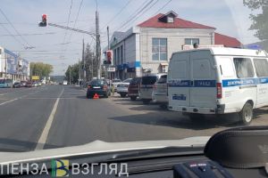 В Заводском районе Пензы иномарка сбила велосипедиста