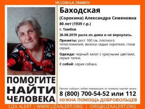 Пензенцев просят помочь в поисках 80-летней бабушки с собакой