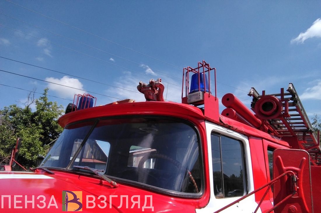 В Пензе произошел пожар на территории маслозавода